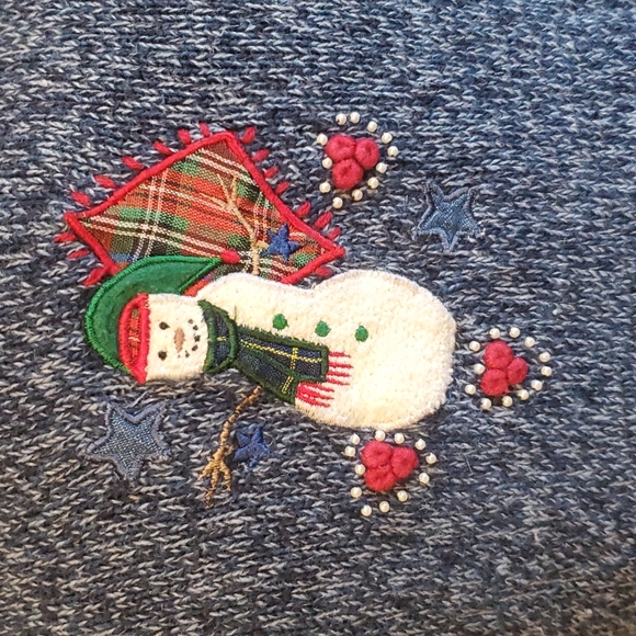 Snowman Christmas vest size small - Picture 8 of 11